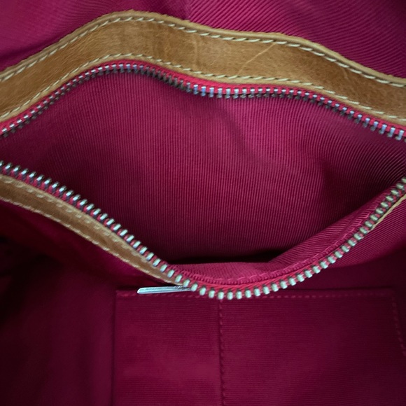 Belen Echandia Tan Matte Stroke Bag - Picture 5 of 10